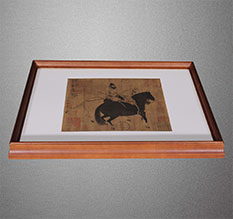 盐亭书画装裱配框服务案例